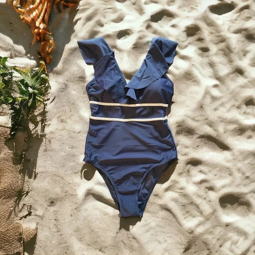 Navy Blue Juicy Couture one piece size medium